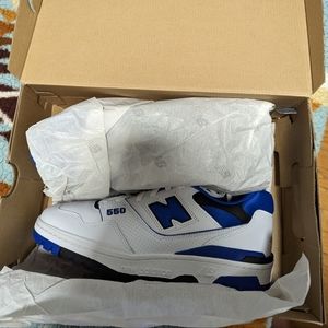 New Balance 550 Men's Royal Blue White Black Size 10.5M BB550SN1